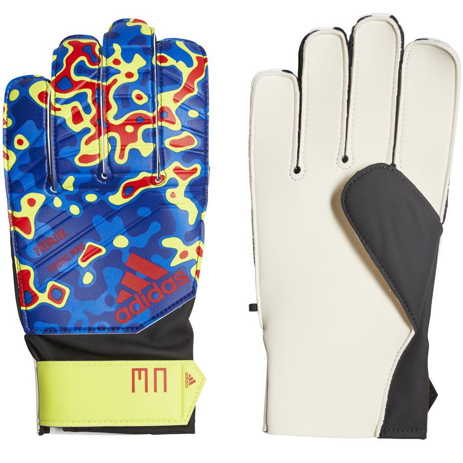 R kawice bramkarskie adidas Predator Young Pro MN niebiesko o to czerwone DN8603 Sklep pi karski NO10.pl