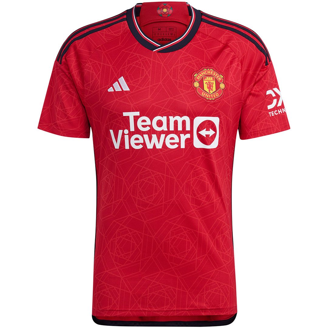 Koszulka męska adidas Manchester United 23/24 Home Jersey czerwona